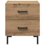 Casa si Gradina - Mobilier - Comode si corpuri - Noptiere - Noptiera 2 pcs Stejar Artizanal 40 x 35 x 47,5 cm - Infinity.ro