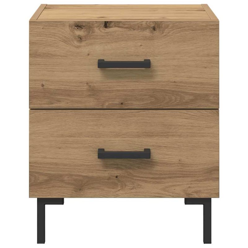 Casa si Gradina - Mobilier - Comode si corpuri - Noptiere - Noptiera 2 pcs Stejar Artizanal 40 x 35 x 47,5 cm - Infinity.ro