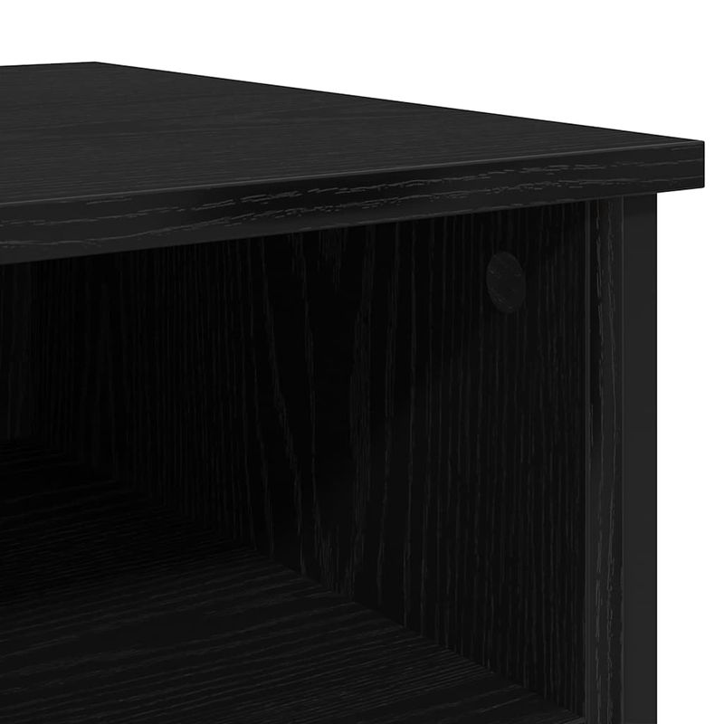 Casa si Gradina - Mobilier - Comode si corpuri - Noptiere - Noptiera Stejar Negru 40 x 42 x 60 cm Lemn compozit - Infinity.ro