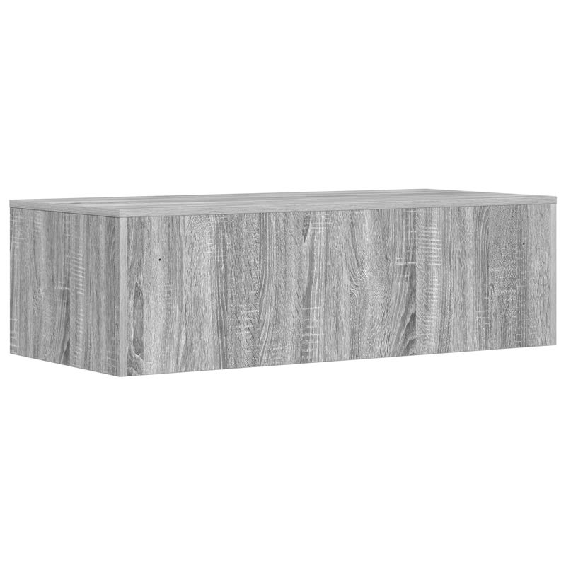 Casa si Gradina - Mobilier - Mese si birouri - Birouri - Birou montat pe perete Pe perete Gri Sonoma 100 x 45 x 30 cm - Infinity.ro
