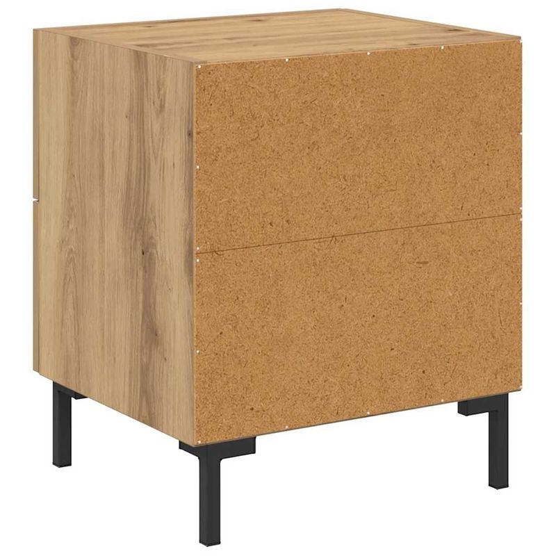 Casa si Gradina - Mobilier - Comode si corpuri - Noptiere - Noptiera 2 pcs Stejar Artizanal 40 x 35 x 47,5 cm - Infinity.ro