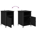 Casa si Gradina - Mobilier - Comode si corpuri - Noptiere - Noptiera Stejar Negru 40 x 42 x 60 cm Lemn compozit - Infinity.ro