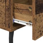 Casa si Gradina - Mobilier - Comode si corpuri - Noptiere - Noptiera Lemn vechi 40 x 40 x 66 cm Lemn compozit - Infinity.ro