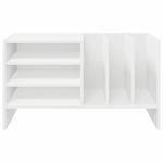 Casa si Gradina - Mobilier - Dulapuri si sifoniere - Dulapuri - Dulap pentru discuri de vinil cu raft Alb 78,5 x 35 x 45 cm - Infinity.ro