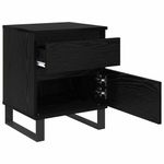 Casa si Gradina - Mobilier - Comode si corpuri - Noptiere - Noptiera Stejar Negru 40 x 35 x 50 cm Lemn compozit - Infinity.ro