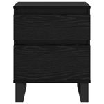 Casa si Gradina - Mobilier - Comode si corpuri - Noptiere - Noptiera Stejar Negru 40 x 35 x 50 cm Lemn compozit - Infinity.ro