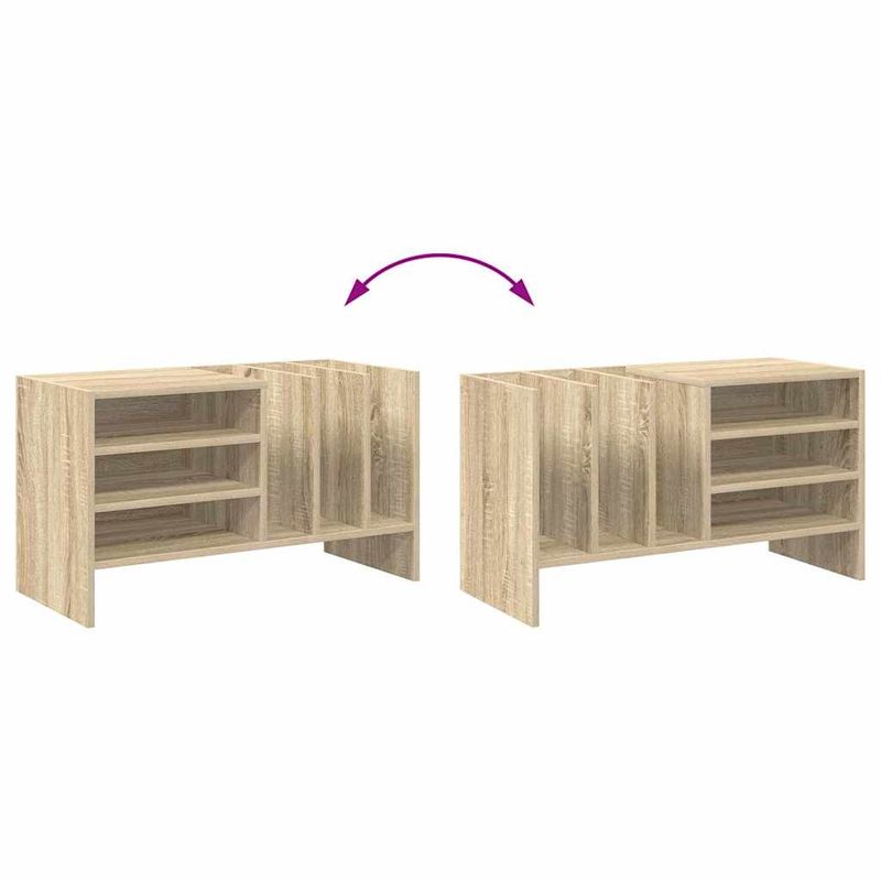 Casa si Gradina - Mobilier - Dulapuri si sifoniere - Dulapuri - Dulap pentru discuri de vinil Stejar Sonoma 78,5 x 35 x 45 cm - Infinity.ro