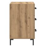 Casa si Gradina - Mobilier - Comode si corpuri - Noptiere - Noptiera Stejar Artizanal 40 x 40 x 66 cm Lemn compozit - Infinity.ro