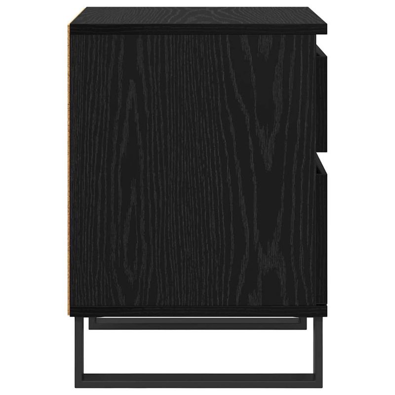 Casa si Gradina - Mobilier - Comode si corpuri - Noptiere - Noptiera Stejar Negru 40 x 35 x 50 cm Lemn compozit - Infinity.ro