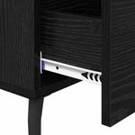 Casa si Gradina - Mobilier - Comode si corpuri - Noptiere - Noptiera Stejar Negru 40 x 40 x 66 cm Lemn compozit - Infinity.ro