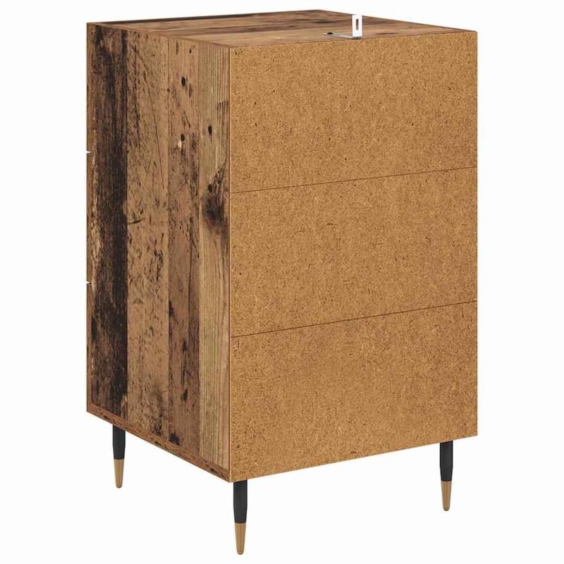Casa si Gradina - Mobilier - Comode si corpuri - Noptiere - Noptiera Lemn vechi 40 x 40 x 66 cm Lemn compozit - Infinity.ro
