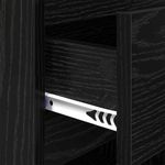 Casa si Gradina - Mobilier - Comode si corpuri - Noptiere - Noptiera Stejar Negru 40 x 35 x 50 cm Lemn compozit - Infinity.ro