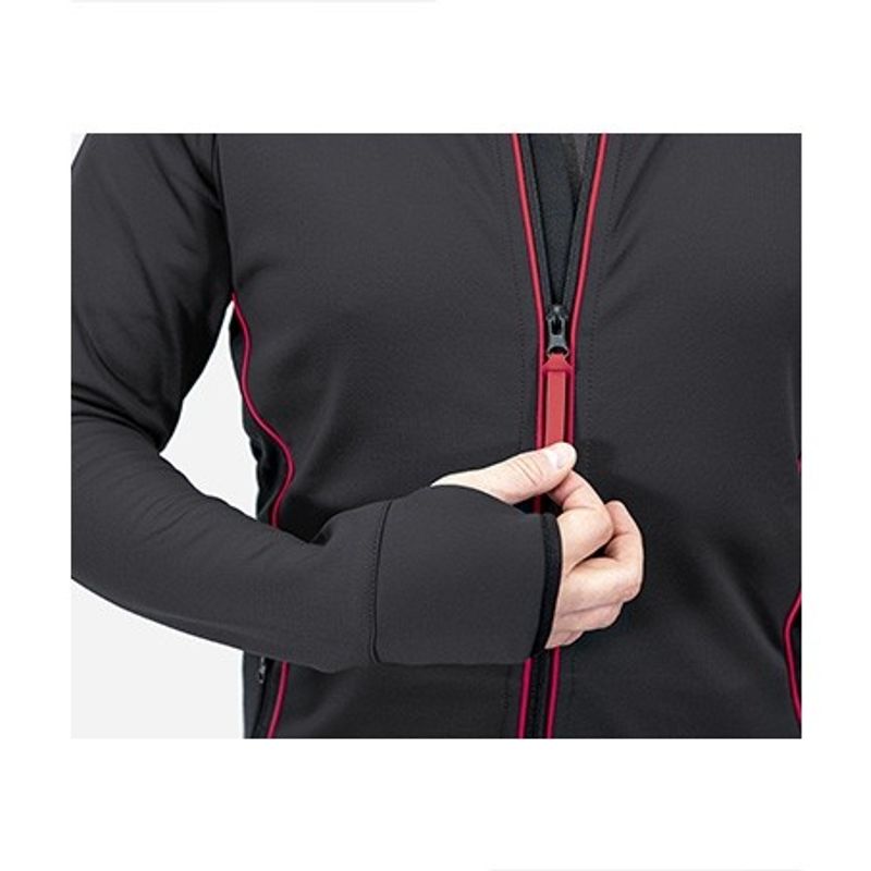 Sport si Outdoor - Echipament Sportiv - Imbracaminte sport - Bluze sport - Stretch fleece pentru barbati, Vertex W41, Malfini Ebony Gray 2XL - Infinity.ro