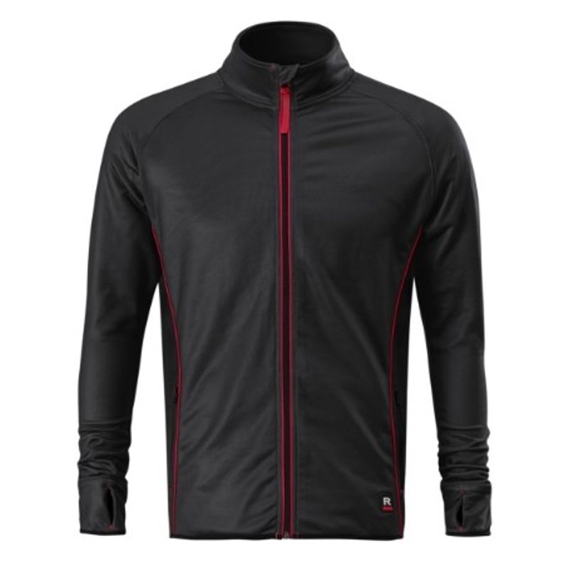 Sport si Outdoor - Echipament Sportiv - Imbracaminte sport - Bluze sport - Stretch fleece pentru barbati, Vertex W41, Malfini Ebony Gray 2XL - Infinity.ro
