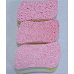 Market - Curatenie si intretinere casa - Produse bucatarie - Lavete si bureti - Set bureti celuloza FW-016 Roz - Infinity.ro