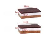 Market - Curatenie si intretinere casa - Produse bucatarie - Lavete si bureti - Set 2 bureti reciclati FK-178 - Infinity.ro