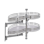 Casa si Gradina - Mobilier - Organizare si depozitare - Organizatoare pentru sertare si dulapuri - Cosuri pentru Dulap de Colt - Rafturi Pivotante cu amortizare,pentru corpuri de 900/500/700, Dreapta - Infinity.ro