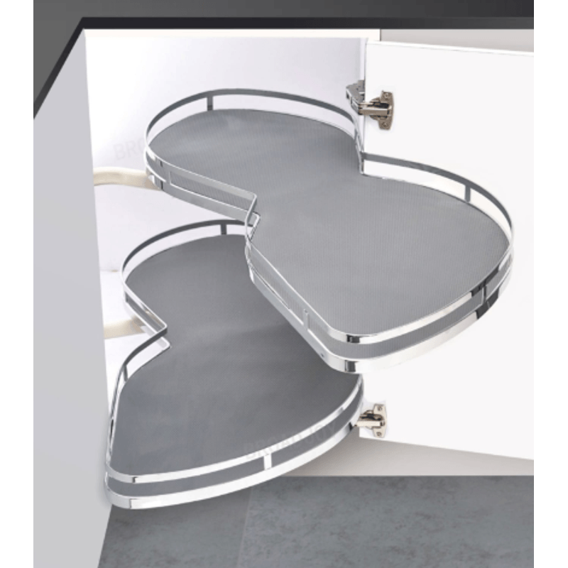 Casa si Gradina - Mobilier - Organizare si depozitare - Organizatoare pentru sertare si dulapuri - Cosuri pentru Dulap de Colt - Rafturi Pivotante cu amortizare,pentru corpuri de 900/500/700, Dreapta - Infinity.ro