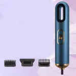 Ingrijire personala si Cosmetice - Aparate & accesorii ingrijire personala - Hair styling - Uscatoare de par - Uscator de Par ABYZ™, Motor de Inalta Viteza, 3 Trepte de Temperatura, Uscare Rapida si Silentioasa, 800W Albastru/Auriu - Infinity.ro