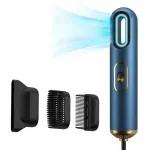 Ingrijire personala si Cosmetice - Aparate & accesorii ingrijire personala - Hair styling - Uscatoare de par - Uscator de Par ABYZ™, Motor de Inalta Viteza, 3 Trepte de Temperatura, Uscare Rapida si Silentioasa, 800W Albastru/Auriu - Infinity.ro
