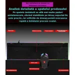 PC, gaming si accesorii - Periferice PC - Tastaturi - Set tastatura si mouse gaming RGB ABYZ 104 taste, USB, ergonomic, rezistent la apa, iluminare colorata, negru - Infinity.ro