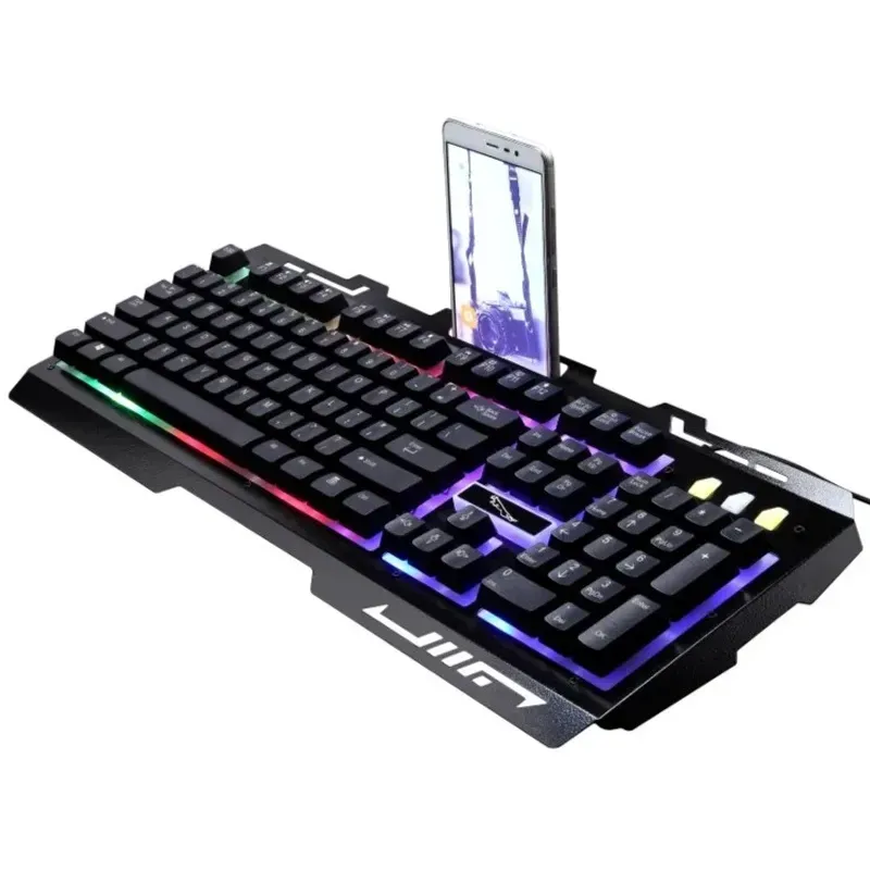 PC, gaming si accesorii - Periferice PC - Tastaturi - Tastatura mecanica gaming cu fir ABYZ compatibila cu laptop si desktop, design ergonomic, performanta ridicata negru - Infinity.ro