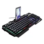 PC, gaming si accesorii - Periferice PC - Tastaturi - Tastatura mecanica gaming cu fir ABYZ compatibila cu laptop si desktop, design ergonomic, performanta ridicata negru - Infinity.ro