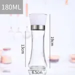 Casa si Gradina - Bucatarie si vesela - Ustensile bucatarie - Rasnite si dozatoare condimente - Rasnita Manuala Sare si Piper ABYZ 180ml – Design Elegant Alb, Reglare Granulatie, 19x6.5cm - Infinity.ro