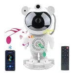 Casa si Gradina - Corpuri si surse de iluminat - Veioze si lampi - Lampi de veghe copii - Lampa de Veghe Astronaut pentru copii Proiector de Stele cu muzica si lumini, design adorabil Alb ABYZ™ - Infinity.ro