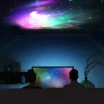 Casa si Gradina - Corpuri si surse de iluminat - Veioze si lampi - Lampi de veghe copii - Lampa de Veghe Astronaut pentru copii Proiector de Stele cu muzica si lumini, design adorabil Alb ABYZ™ - Infinity.ro