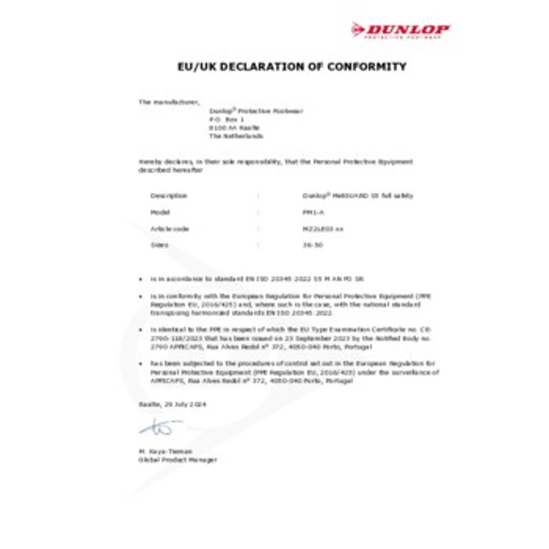Casa si Gradina - Constructii - Echipamente de lucru - Incaltaminte protectia muncii - Cizme de lucru Dunlop Acifort MetGuard S5 MZ2LE03 – Protectie metatarsiana si bombeu otel Gri 43 - Infinity.ro