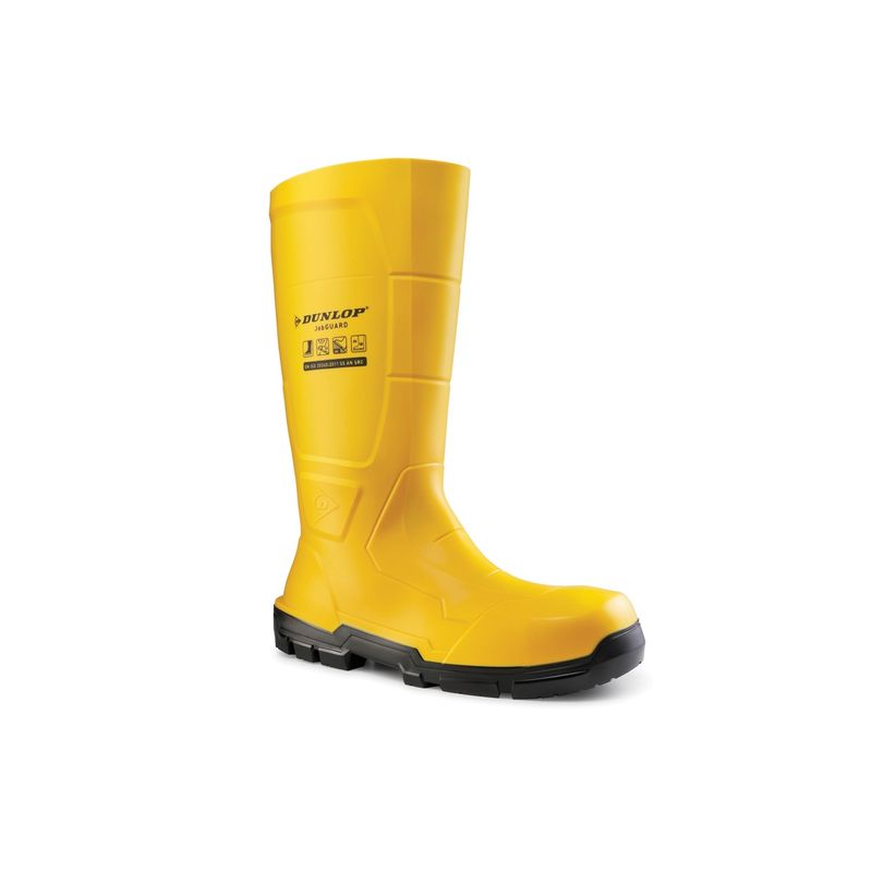 Casa si Gradina - Constructii - Echipamente de lucru - Incaltaminte protectia muncii - Cizme de lucru S5 Dunlop JobGuard Full Safety galben NA2JF01 – Bombeu otel, talpa SRC Galben 45 - Infinity.ro