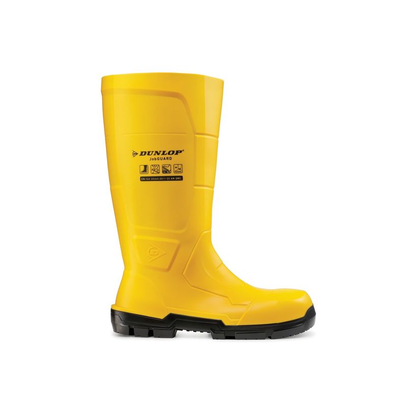 Casa si Gradina - Constructii - Echipamente de lucru - Incaltaminte protectia muncii - Cizme de lucru S5 Dunlop JobGuard Full Safety galben NA2JF01 – Bombeu otel, talpa SRC Galben 45 - Infinity.ro