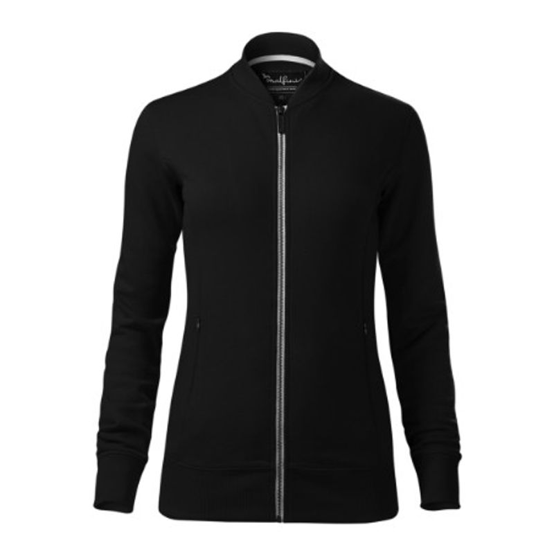 Fashion, accesorii si bijuterii - Femei - Imbracaminte femei - Hanorace femei - Hanorac pentru dama, Bomber 454, Malfini Negru 2XL - Infinity.ro