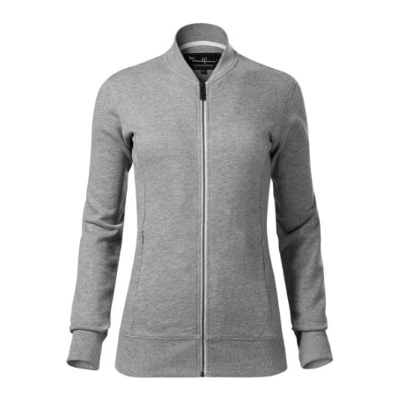 Fashion, accesorii si bijuterii - Femei - Imbracaminte femei - Hanorace femei - Hanorac pentru dama, Bomber 454, Malfini Gri 2XL - Infinity.ro