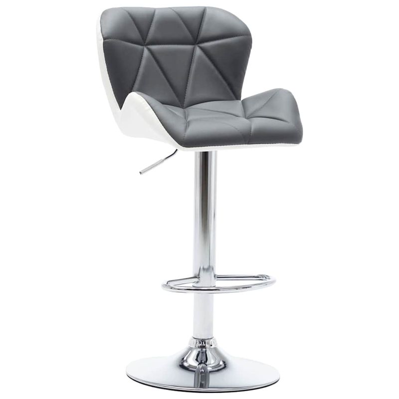 Casa si Gradina - Mobilier - Scaune si fotolii - Scaune - Scaun de bar Gri 44 x 48 x 105,5 cm Piele artificiala - Infinity.ro