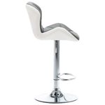 Casa si Gradina - Mobilier - Scaune si fotolii - Scaune - Scaun de bar Gri 44 x 48 x 105,5 cm Piele artificiala - Infinity.ro