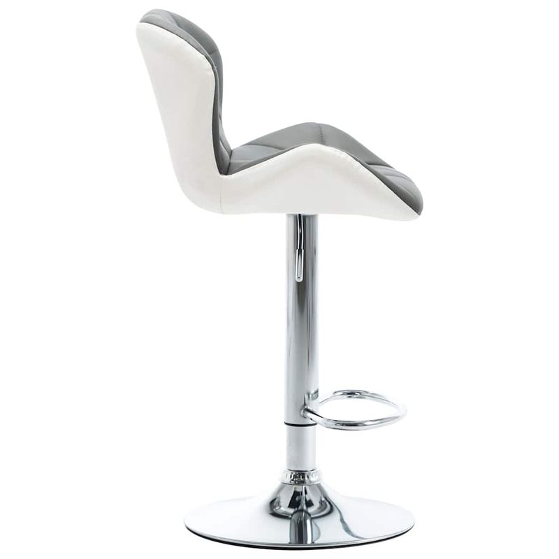 Casa si Gradina - Mobilier - Scaune si fotolii - Scaune - Scaun de bar Gri 44 x 48 x 105,5 cm Piele artificiala - Infinity.ro
