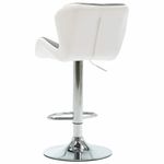 Casa si Gradina - Mobilier - Scaune si fotolii - Scaune - Scaun de bar 2 pcs Gri 44 x 48 x 105,5 cm Piele artificiala - Infinity.ro