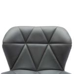 Casa si Gradina - Mobilier - Scaune si fotolii - Scaune - Scaun de bar 2 pcs Gri 44 x 48 x 105,5 cm Piele artificiala - Infinity.ro