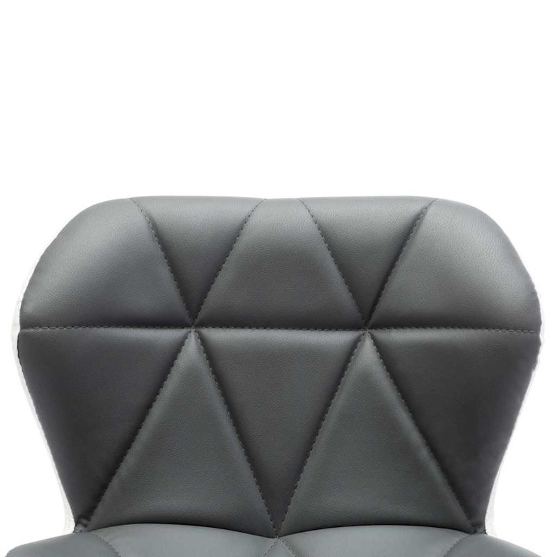 Casa si Gradina - Mobilier - Scaune si fotolii - Scaune - Scaun de bar 2 pcs Gri 44 x 48 x 105,5 cm Piele artificiala - Infinity.ro