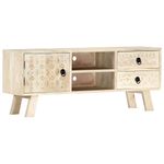 Casa si Gradina - Mobilier - Comode si corpuri - Comode - Comoda TV, 110 x 30 x 44 cm, lemn masiv de mango - Infinity.ro