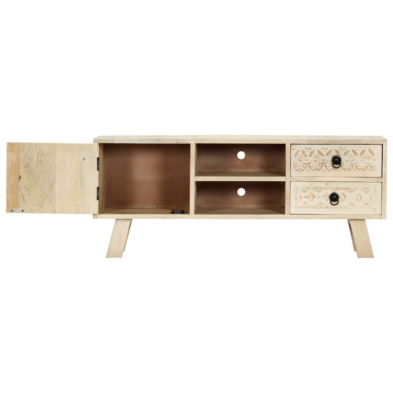 Casa si Gradina - Mobilier - Comode si corpuri - Comode - Comoda TV, 110 x 30 x 44 cm, lemn masiv de mango - Infinity.ro
