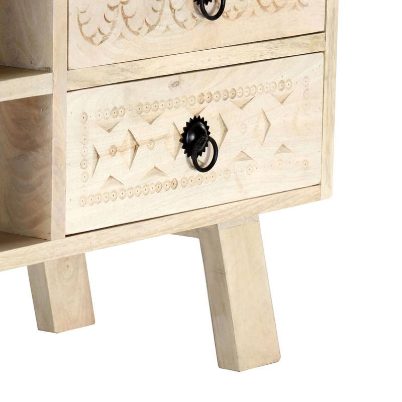 Casa si Gradina - Mobilier - Comode si corpuri - Comode - Comoda TV, 110 x 30 x 44 cm, lemn masiv de mango - Infinity.ro