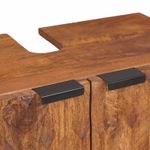 Casa si Gradina - Mobilier - Seturi de mobilier - Seturi baie - Seturi de baie cu usa Maro Acacia Finisat Lemn de mango solid - Infinity.ro
