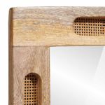 Casa si Gradina - Mobilier - Seturi de mobilier - Seturi baie - Seturi de baie cu depozitare cu usa natural Lemn de mango solid - Infinity.ro