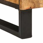 Casa si Gradina - Mobilier - Seturi de mobilier - Seturi baie - Seturi de baie cu depozitare cu usa natural Lemn de mango solid - Infinity.ro