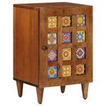 Casa si Gradina - Mobilier - Seturi de mobilier - Seturi baie - Set de mobilier pentru baie 4 pcs castan Lemn de mango solid - Infinity.ro