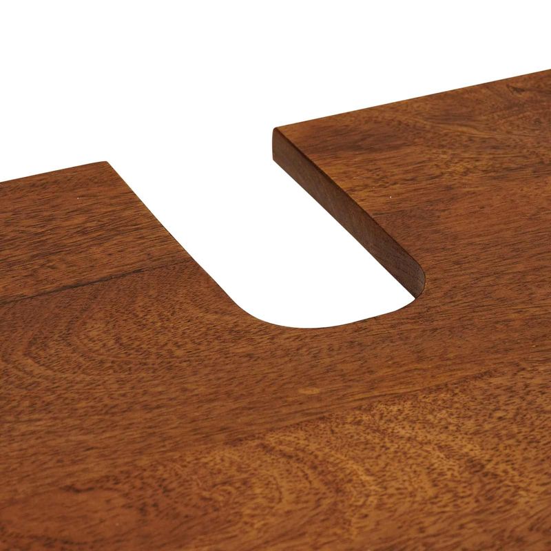 Casa si Gradina - Mobilier - Seturi de mobilier - Seturi baie - Set de mobilier pentru baie 4 pcs castan Lemn de mango solid - Infinity.ro