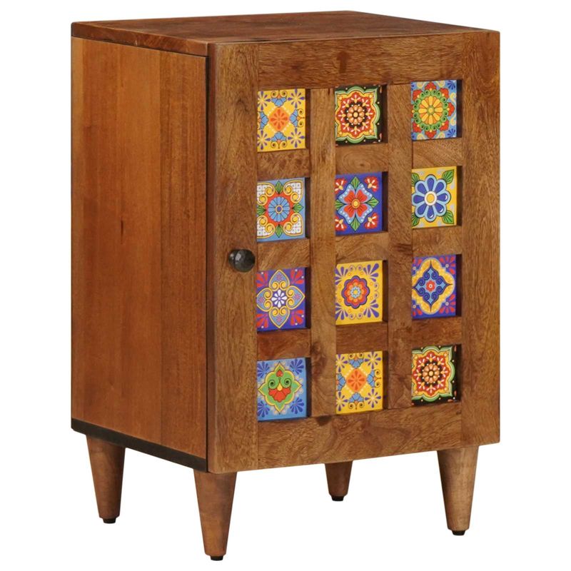 Casa si Gradina - Mobilier - Seturi de mobilier - Seturi baie - Set de mobilier pentru baie 5 pcs castan Lemn de mango solid - Infinity.ro